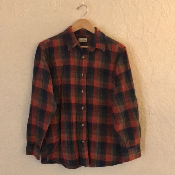 Hobbs Creek Mens Long Sleeve Flannel Shirt Size Large - Picture 7 of 16